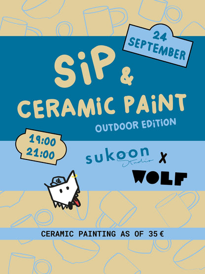 Sukoon Studio x WOLF | SIP & PAINT  | 24 September | 19:00 - 21:00