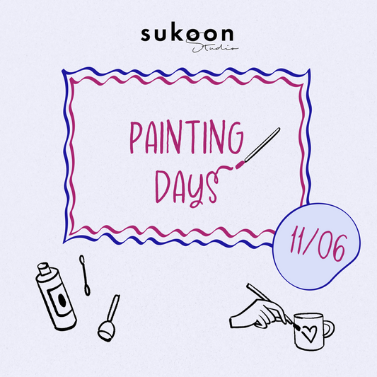 Sukoon Painting Days | Ceramic Painting  | Wednesday | 11 June | 14:00 - 17:00